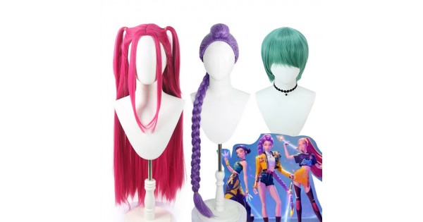 Kpop Demon Hunters Mira Yaki Braided Synthetic Wig
